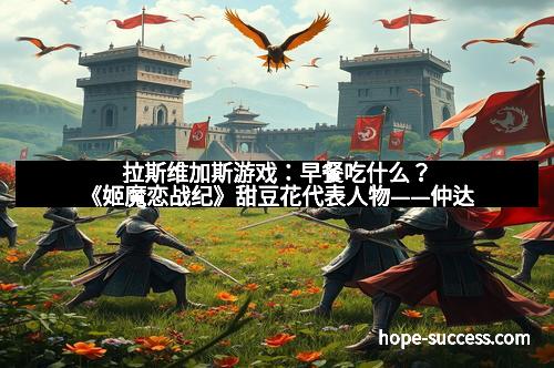 拉斯维加斯游戏:早餐吃什么?《姬魔恋战纪》甜豆花代表人物——仲达